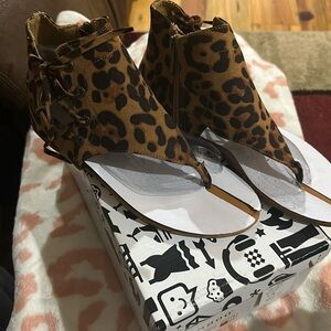 Leopard Sandal